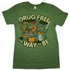 TEENAGED MUTANT NINJA TURTLES RETRO ANTI-DRUG T-SHIRT